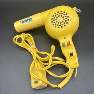 Vintage Yellow Bird Hair Dryer Conair Pro Yellow Tested & Working Retro